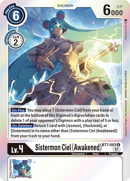 Sistermon Ciel (Awakened) [BT7-083] [Next Adventure] | Anubis Games and Hobby