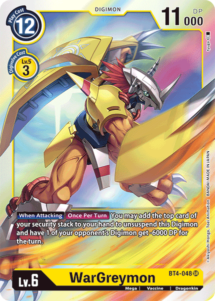 WarGreymon [BT4-048] [Great Legend] | Anubis Games and Hobby