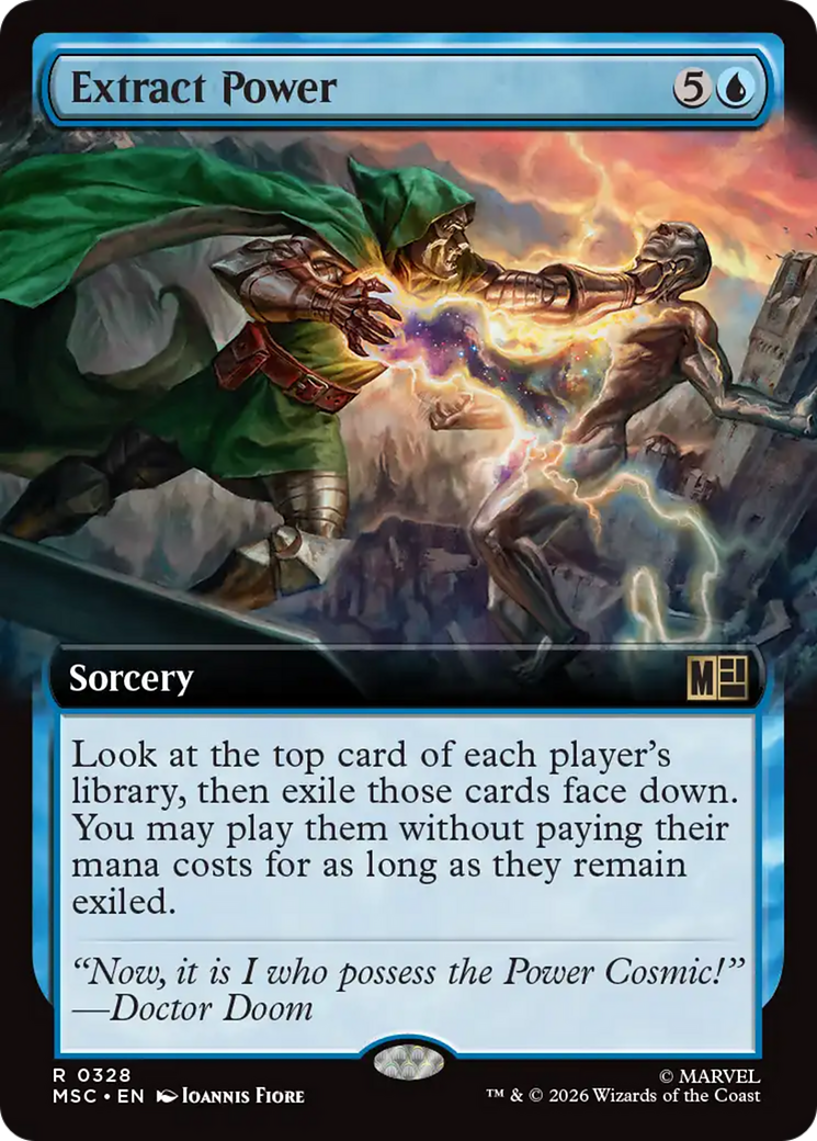 Extract Power (Extended Art) [Marvel Super Heroes Commander] | Anubis Games and Hobby