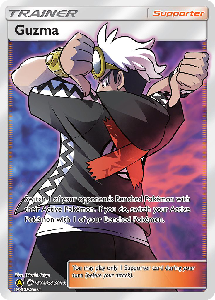 Guzma (SV84/SV94) [Sun & Moon: Hidden Fates - Shiny Vault] | Anubis Games and Hobby