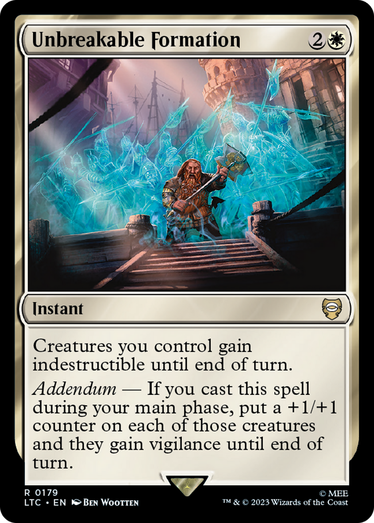 Unbreakable Formation [The Lord of the Rings: Tales of Middle-Earth Commander] | Anubis Games and Hobby