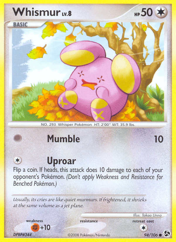 Whismur (94/106) [Diamond & Pearl: Great Encounters] | Anubis Games and Hobby