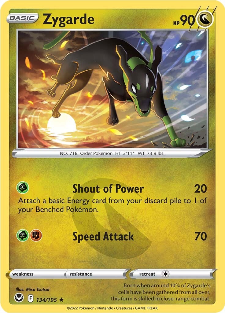 Zygarde (134/195) [Sword & Shield: Silver Tempest] | Anubis Games and Hobby