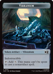 Angel (004) // Vibranium (015) Double-Sided Token [Marvel Super Heroes Commander Tokens] | Anubis Games and Hobby