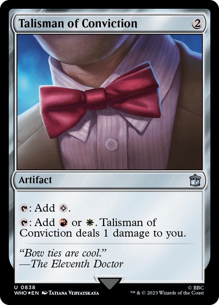 Talisman of Conviction (Surge Foil) [Doctor Who] | Anubis Games and Hobby