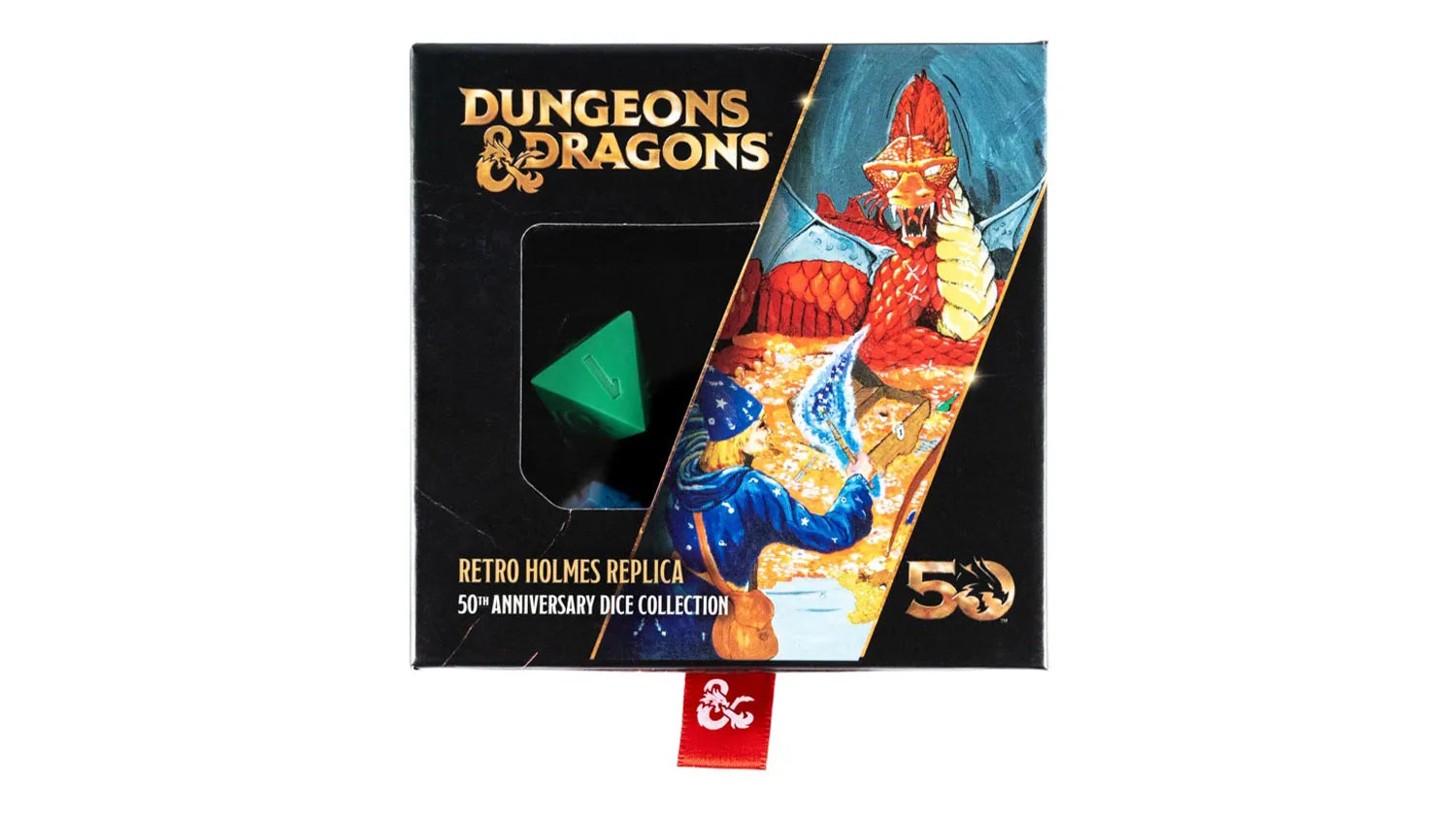 D&D 50th Anniversary Dice - Retro Holmes Set | Anubis Games and Hobby