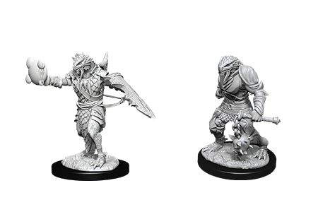 Male Dragonborn Paladin - Unpainted | Anubis Games and Hobby