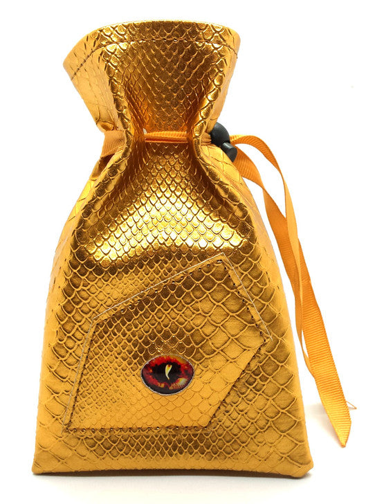 Dragon Eye Dice Bag - Gold | Anubis Games and Hobby