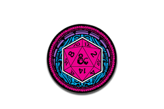 Pinfinity AR Pin - D20 Neon Edition | Anubis Games and Hobby