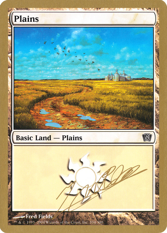 Plains (jn334) (Julien Nuijten) [World Championship Decks 2004] | Anubis Games and Hobby