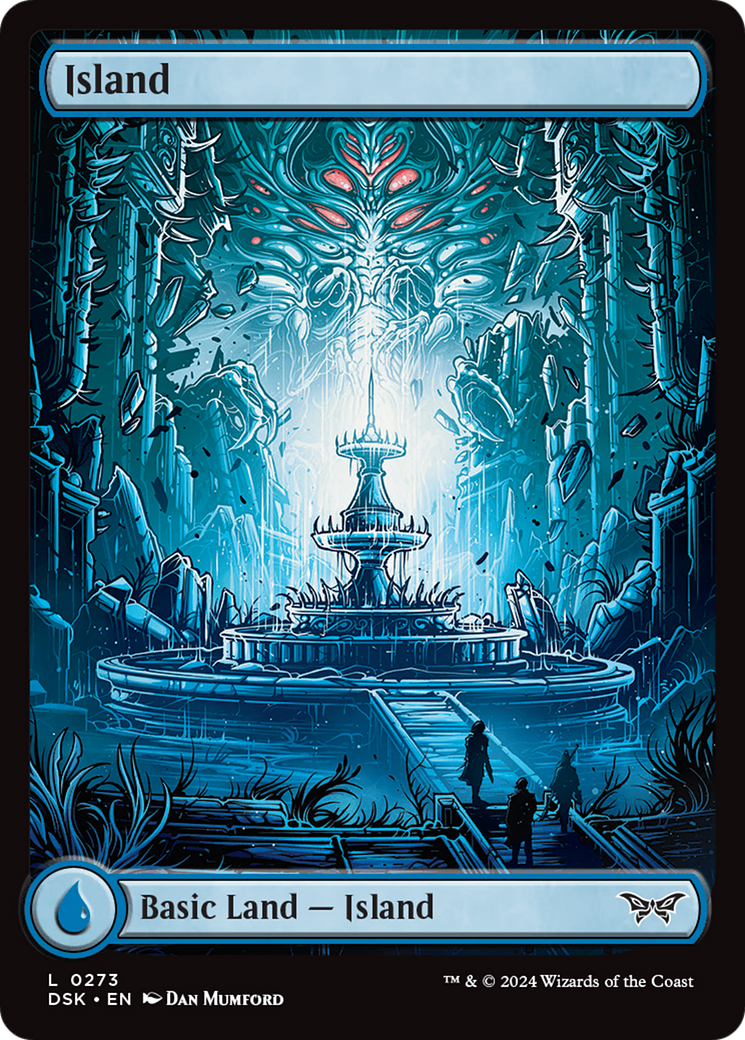 Island (273) - Full Art [Duskmourn: House of Horror] | Anubis Games and Hobby