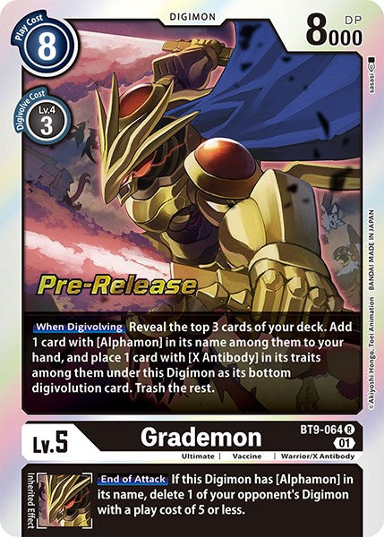 Grademon [BT9-064] [X Record Pre-Release Promos] | Anubis Games and Hobby