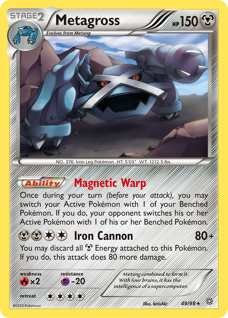 Metagross (49/98) [XY: Ancient Origins] | Anubis Games and Hobby