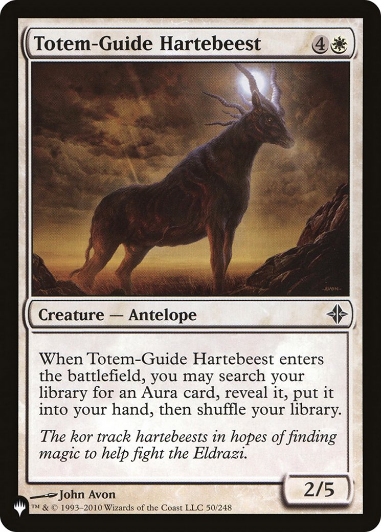 Totem-Guide Hartebeest [The List Reprints] | Anubis Games and Hobby