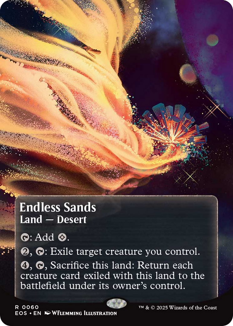 Endless Sands (0060) (Borderless) [Edge of Eternities: Stellar Sights] | Anubis Games and Hobby