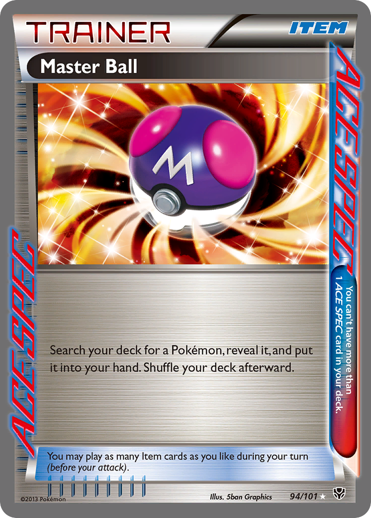 Master Ball (94/101) [Black & White: Plasma Blast] | Anubis Games and Hobby