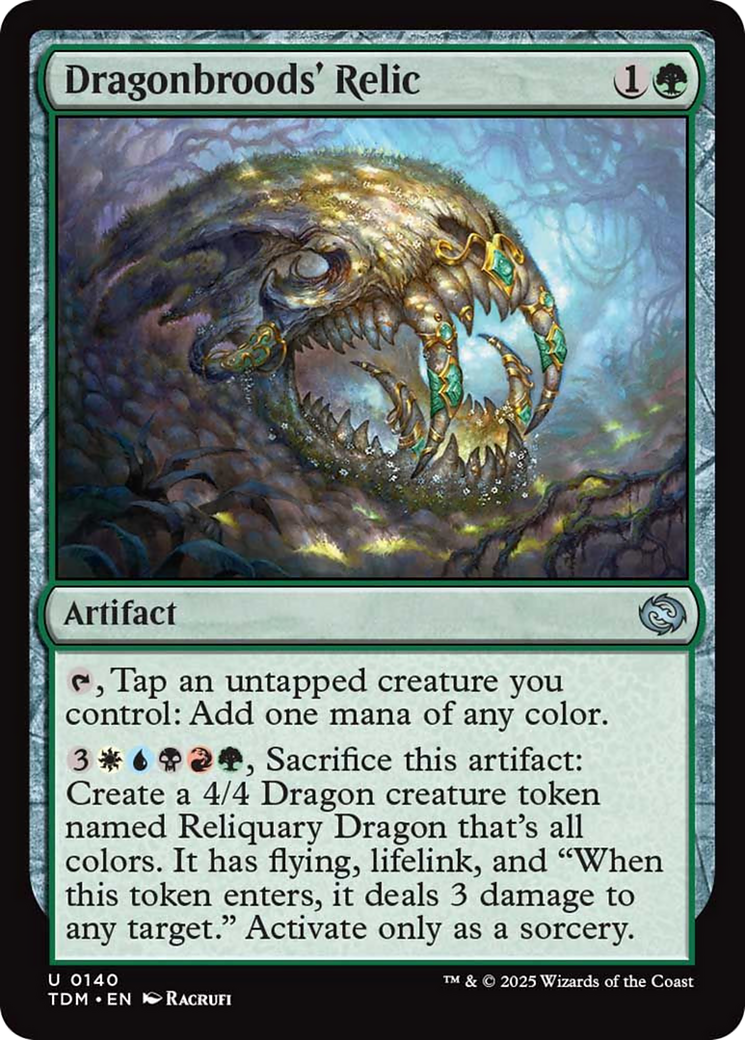 Dragonbroods' Relic [Tarkir: Dragonstorm] | Anubis Games and Hobby