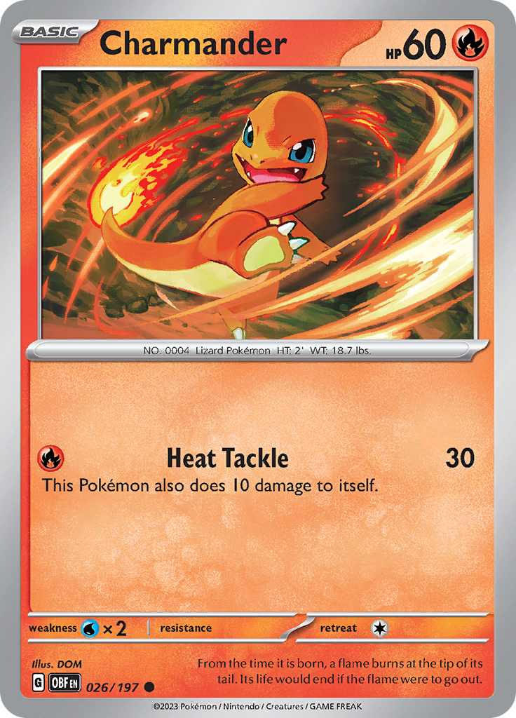 Charmander (026/197) [Scarlet & Violet: Obsidian Flames] | Anubis Games and Hobby