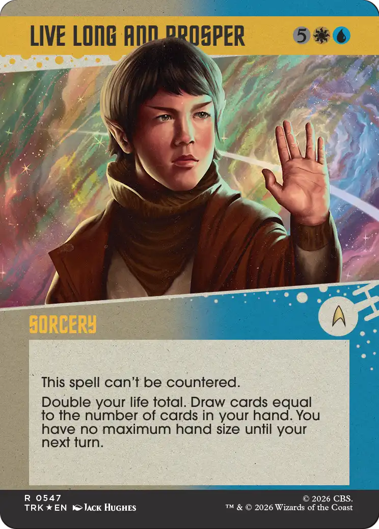 Live Long and Prosper (Showcase) (Surge Foil) [Star Trek] | Anubis Games and Hobby