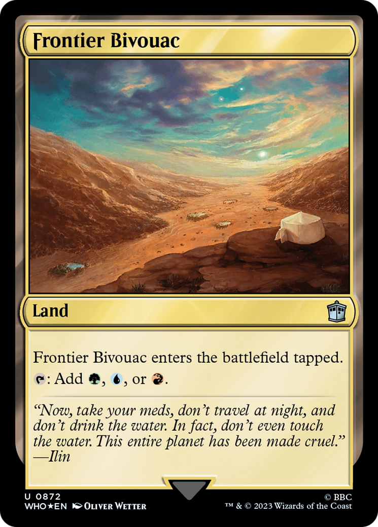 Frontier Bivouac (Surge Foil) [Doctor Who] | Anubis Games and Hobby