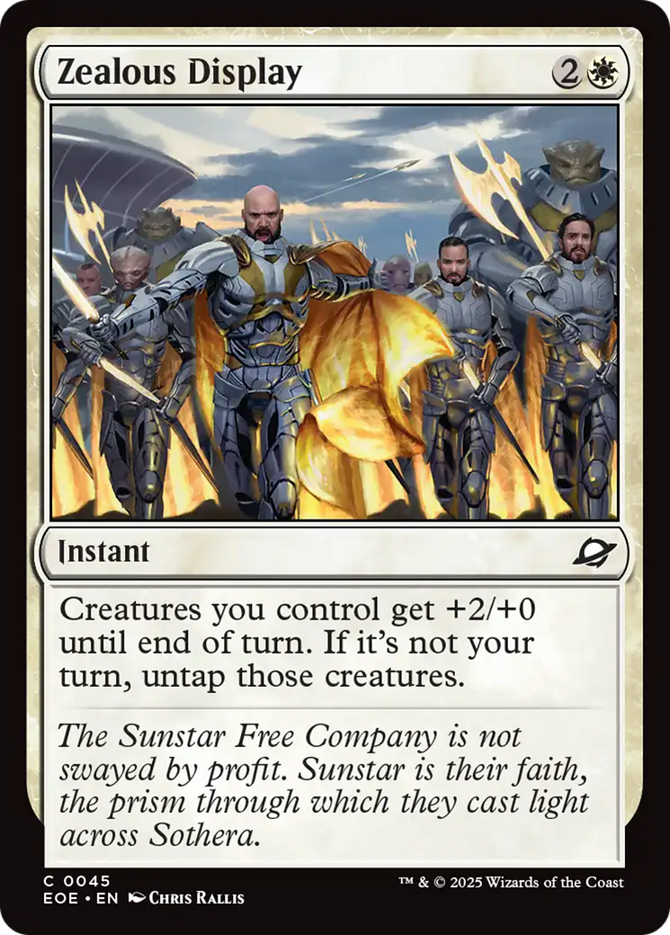 Zealous Display [Edge of Eternities] | Anubis Games and Hobby