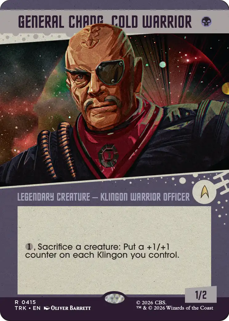 General Chang, Cold Warrior (0415) (Showcase) [Star Trek] | Anubis Games and Hobby