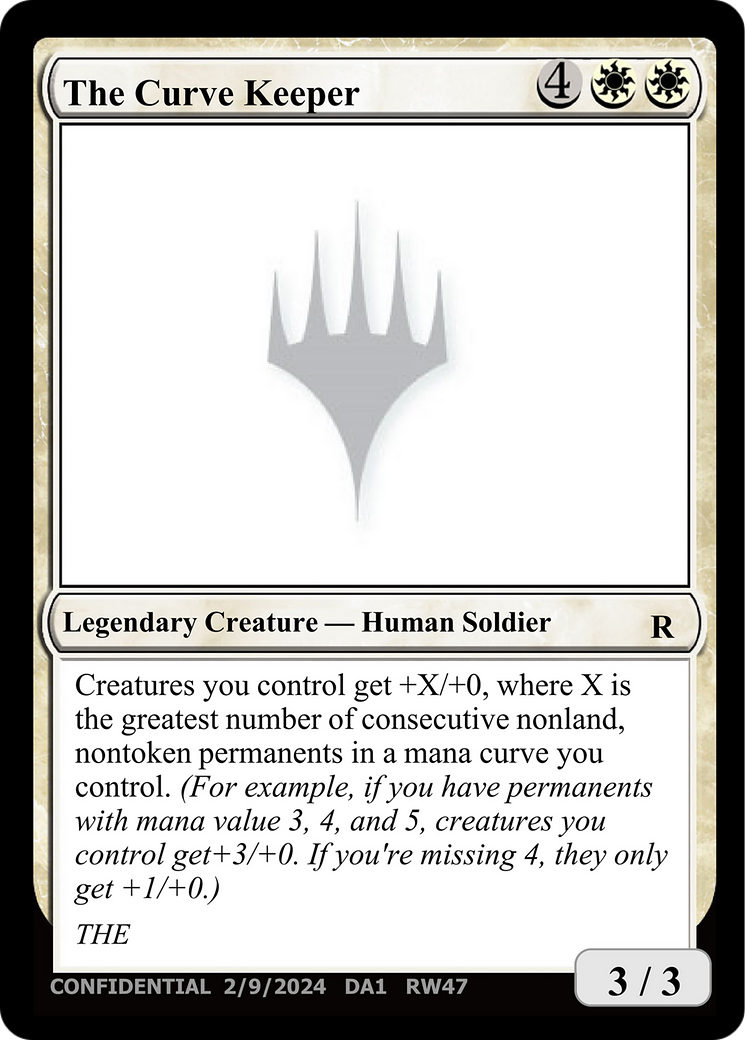 The Curve Keeper [Unknown Event] | Anubis Games and Hobby