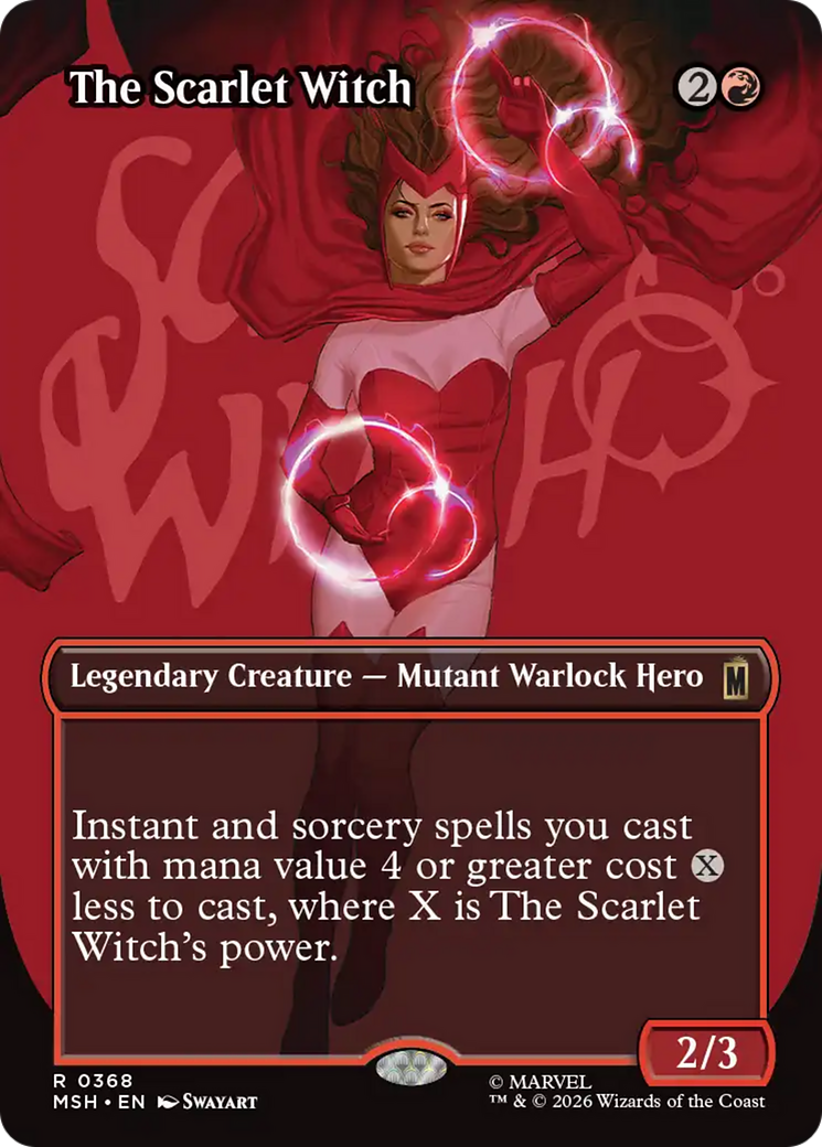 The Scarlet Witch (Borderless) [Marvel Super Heroes] | Anubis Games and Hobby