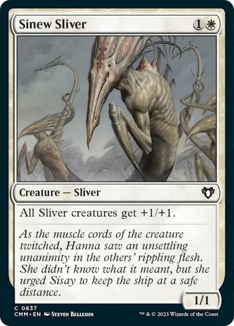 Sinew Sliver [Commander Masters] | Anubis Games and Hobby