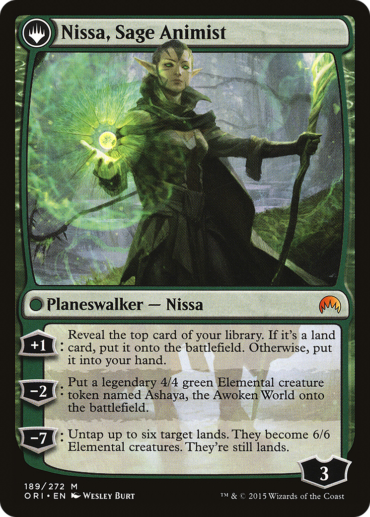 Nissa, Vastwood Seer // Nissa, Sage Animist [Secret Lair: From Cute to Brute] | Anubis Games and Hobby