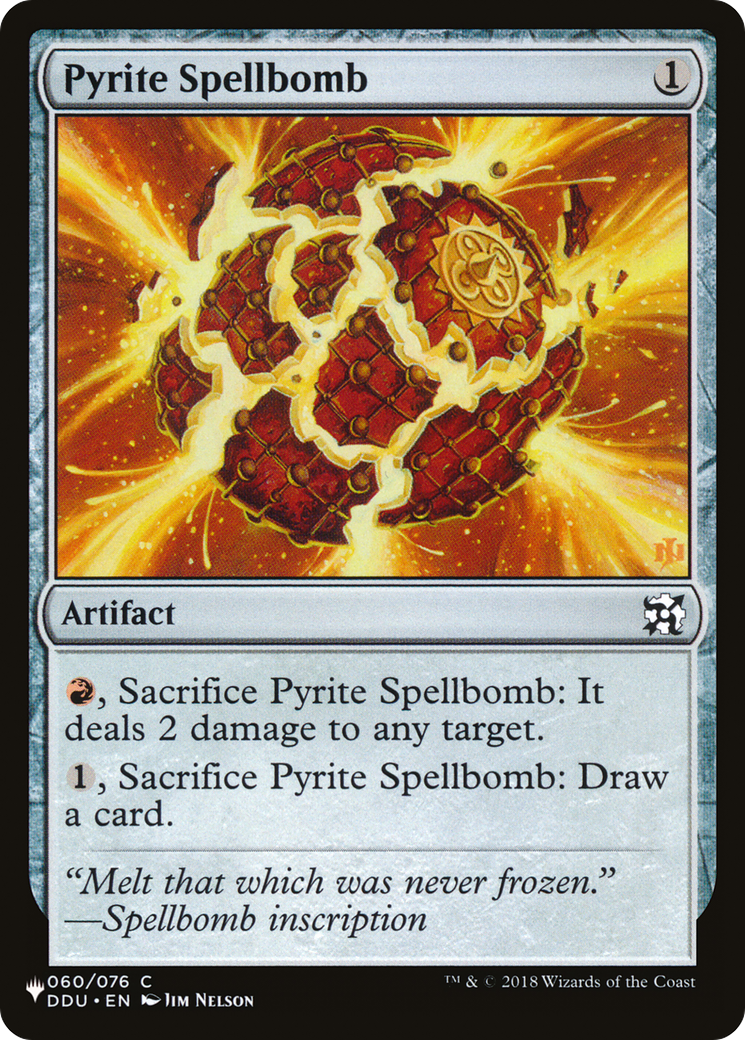 Pyrite Spellbomb [The List Reprints] | Anubis Games and Hobby