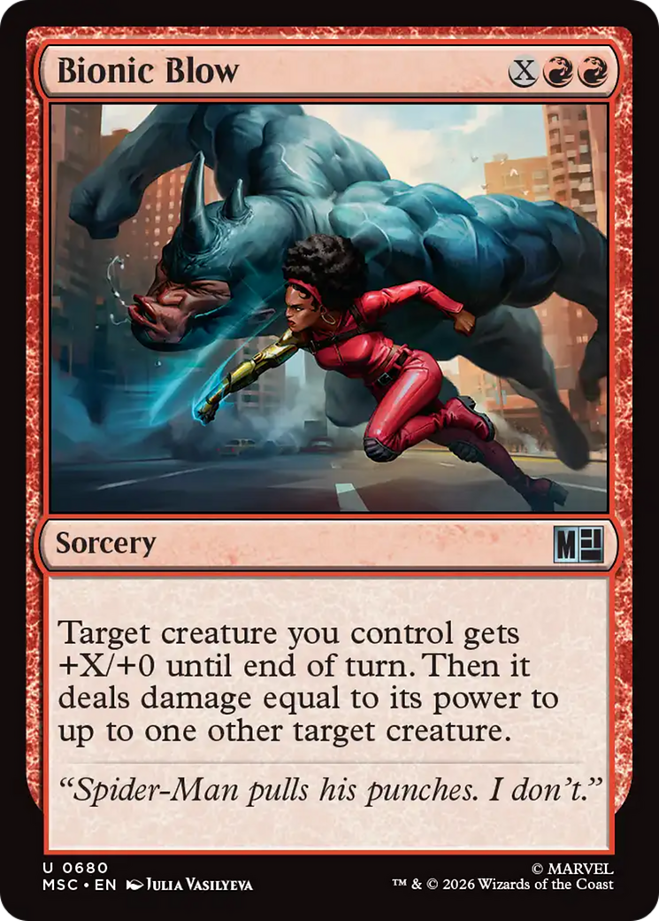 Bionic Blow [Marvel Super Heroes Commander] | Anubis Games and Hobby
