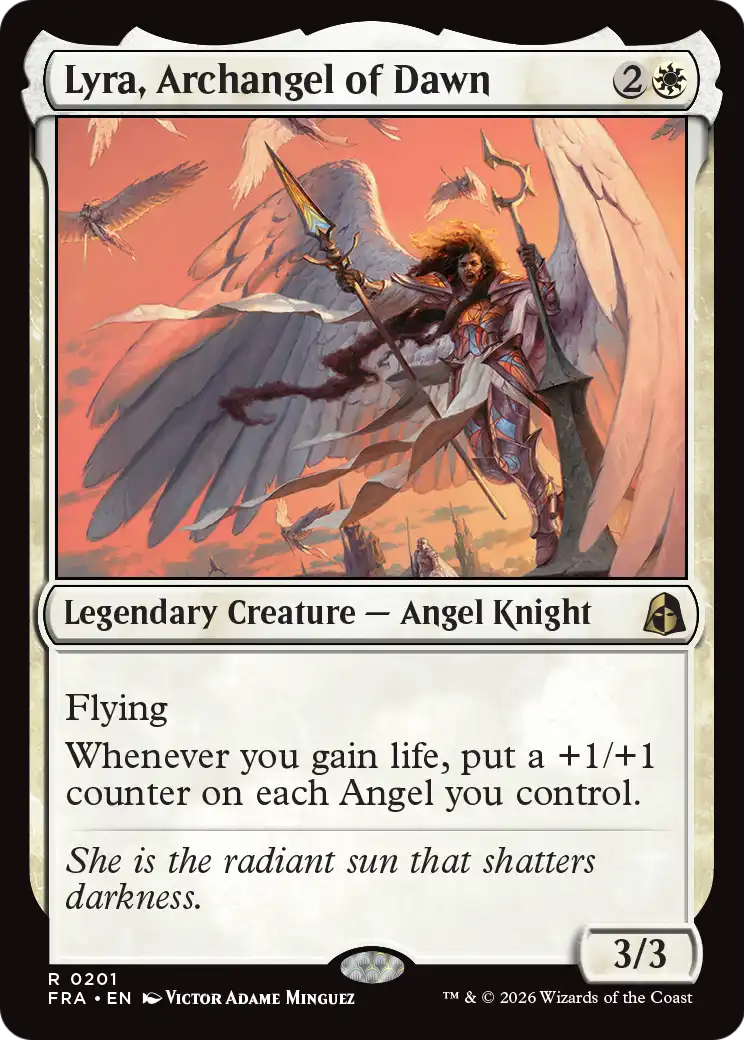 Lyra, Archangel of Dawn [Reality Fracture] | Anubis Games and Hobby