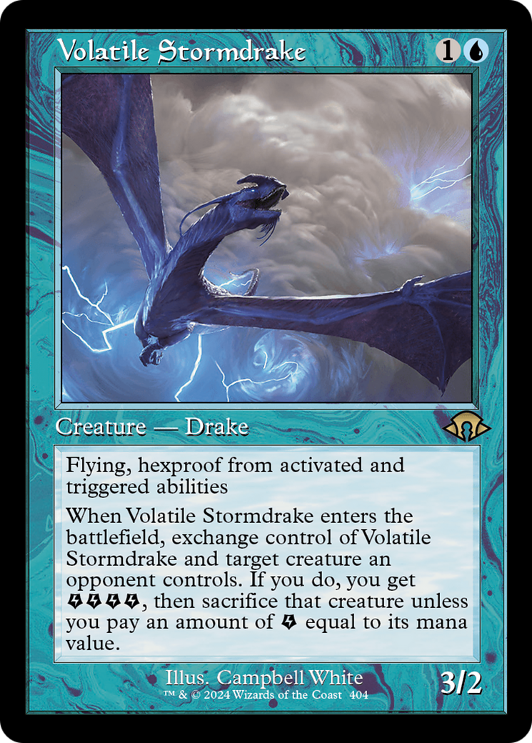 Volatile Stormdrake (Retro) [Modern Horizons 3] | Anubis Games and Hobby