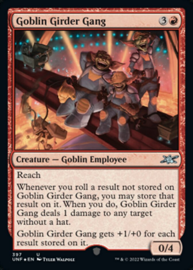 Goblin Girder Gang (Galaxy Foil) [Unfinity] | Anubis Games and Hobby