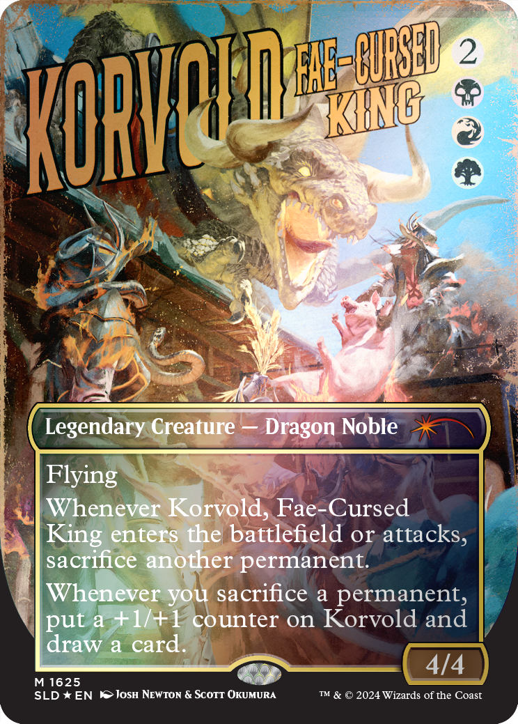 Korvold, Fae-Cursed King (Rainbow Foil) [Secret Lair Drop Series] | Anubis Games and Hobby