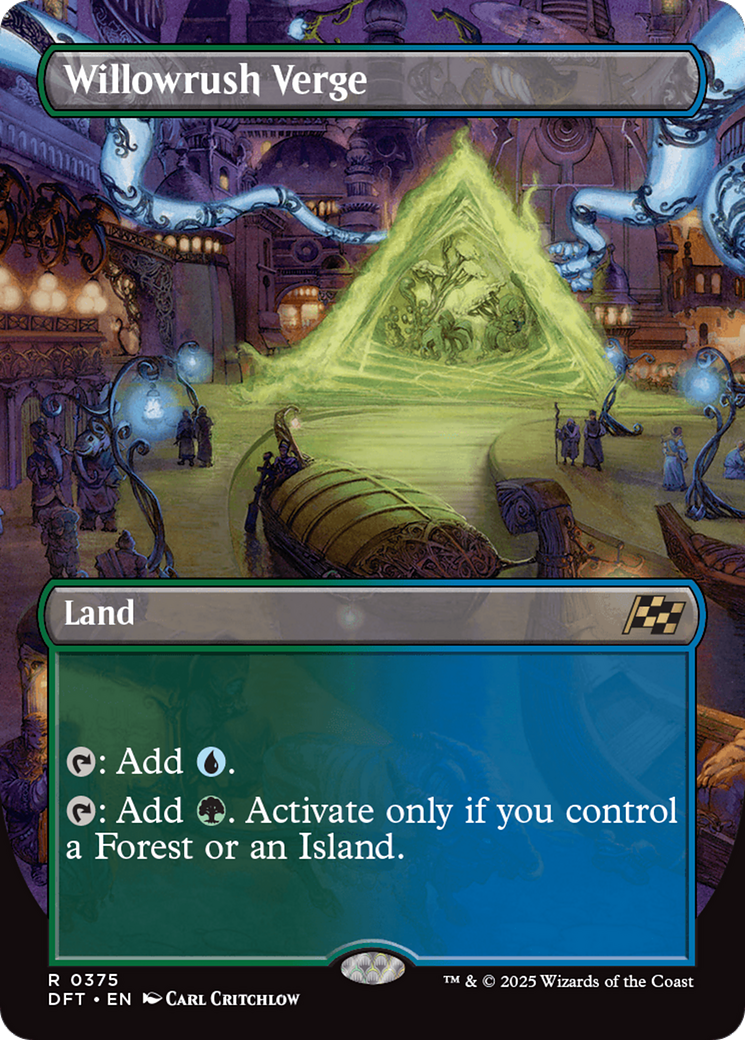 Willowrush Verge (Borderless) [Aetherdrift] | Anubis Games and Hobby