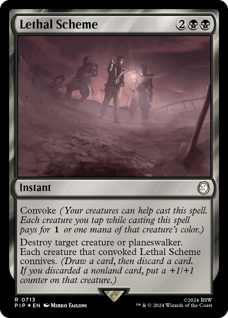 Lethal Scheme (Surge Foil) [Fallout] | Anubis Games and Hobby