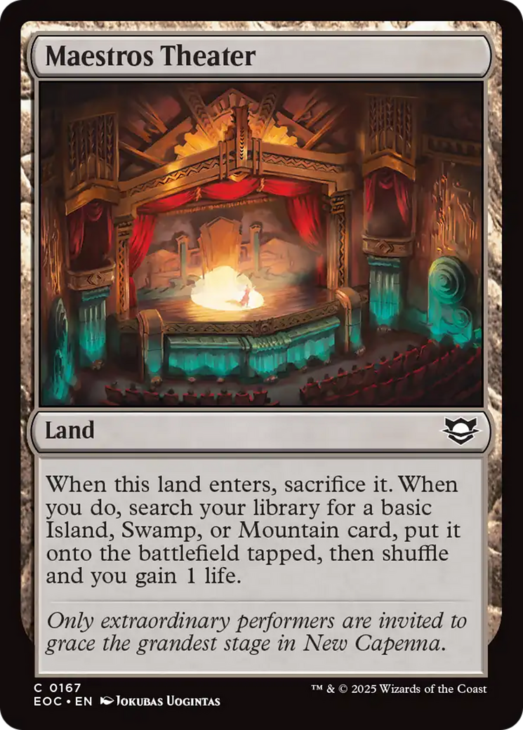 Maestros Theater [Edge of Eternities Commander] | Anubis Games and Hobby