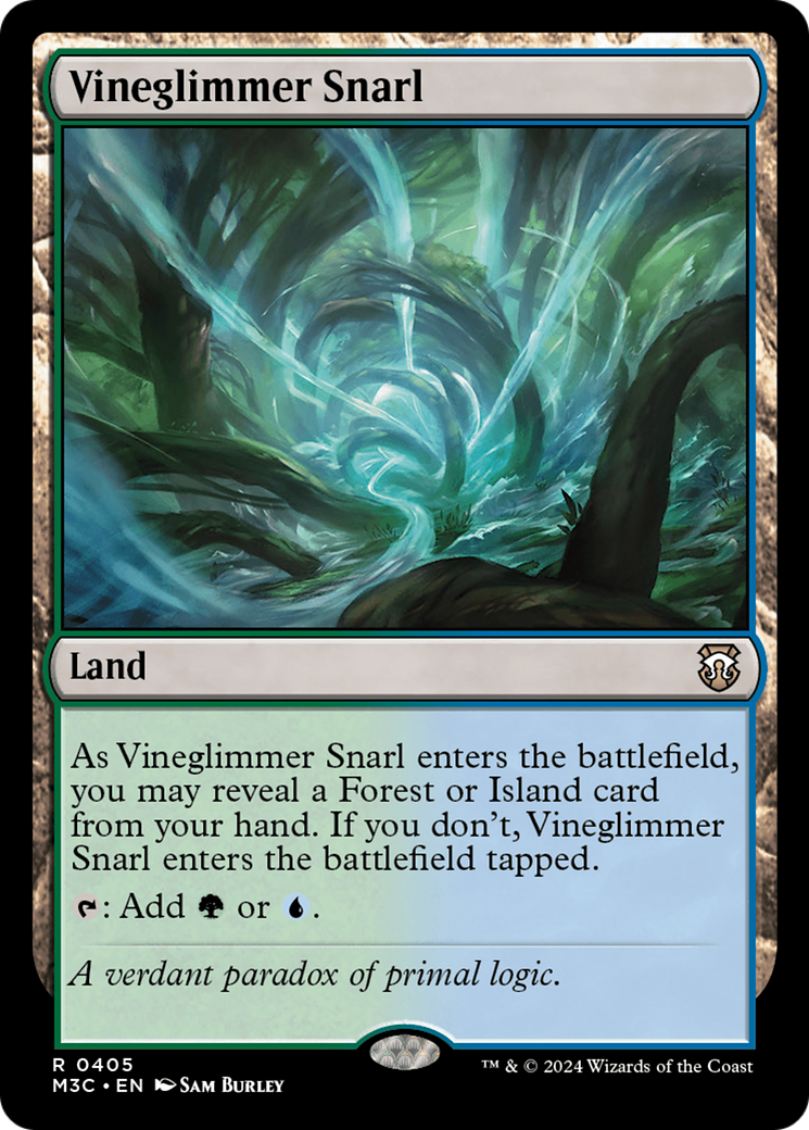 Vineglimmer Snarl (Ripple Foil) [Modern Horizons 3 Commander] | Anubis Games and Hobby