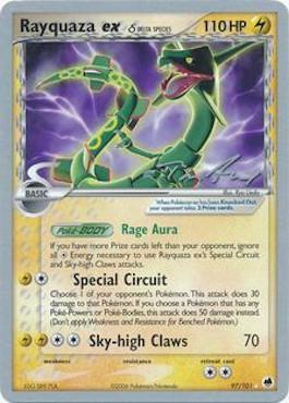 Rayquaza ex (97/101) (Delta Species) (Legendary Ascent - Tom Roos) [World Championships 2007] | Anubis Games and Hobby