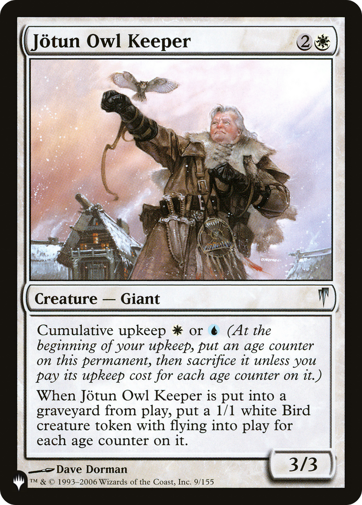 Jotun Owl Keeper [The List Reprints] | Anubis Games and Hobby