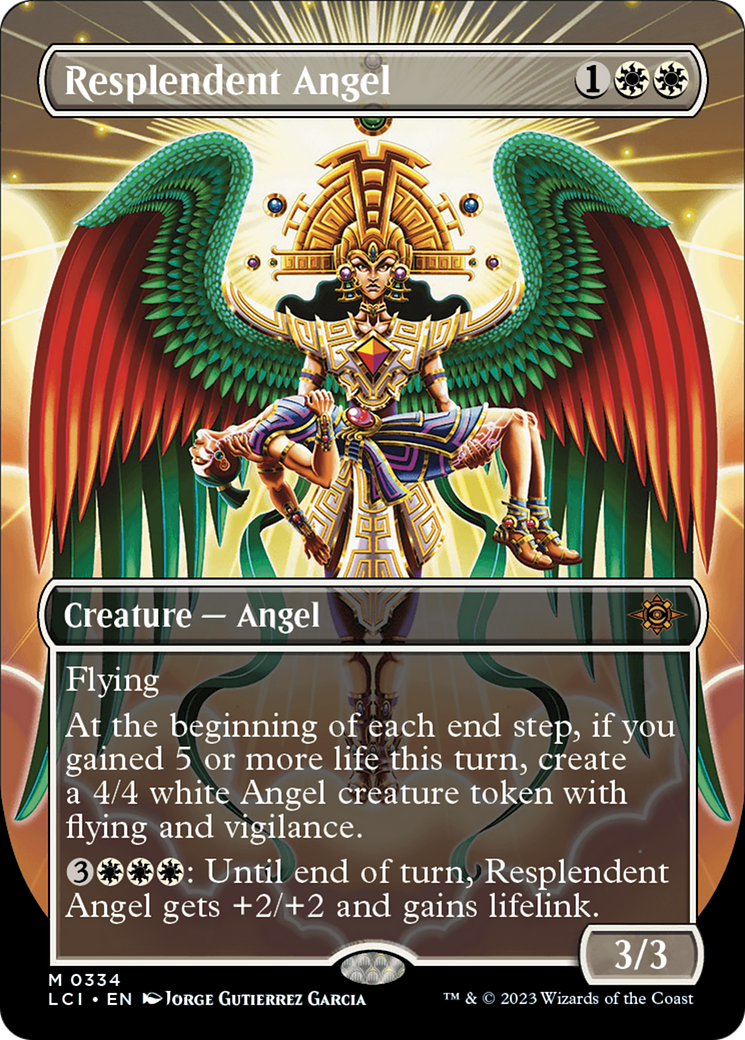 Resplendent Angel (Borderless) [The Lost Caverns of Ixalan] | Anubis Games and Hobby