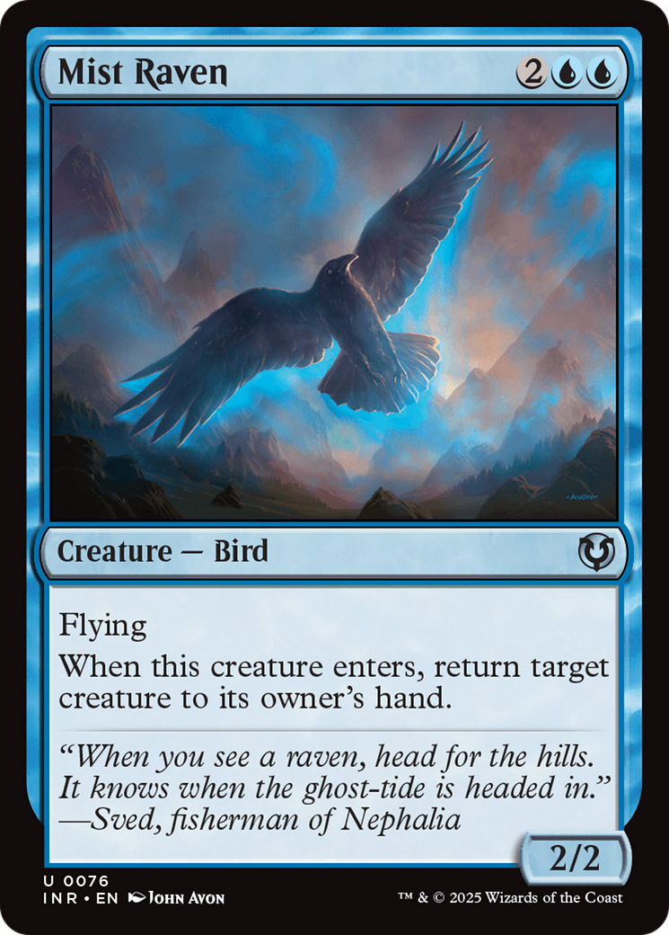 Mist Raven [Innistrad Remastered] | Anubis Games and Hobby