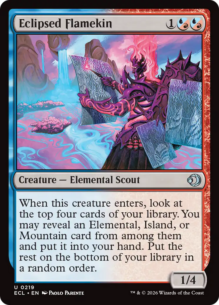 Eclipsed Flamekin [Lorwyn Eclipsed] | Anubis Games and Hobby