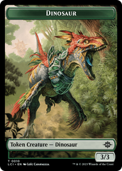 Gnome // Dinosaur (0010) Double-Sided Token [The Lost Caverns of Ixalan Tokens] | Anubis Games and Hobby