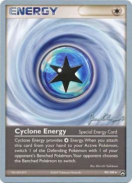 Cyclone Energy (90/108) (Psychic Lock - Jason Klaczynski) [World Championships 2008] | Anubis Games and Hobby