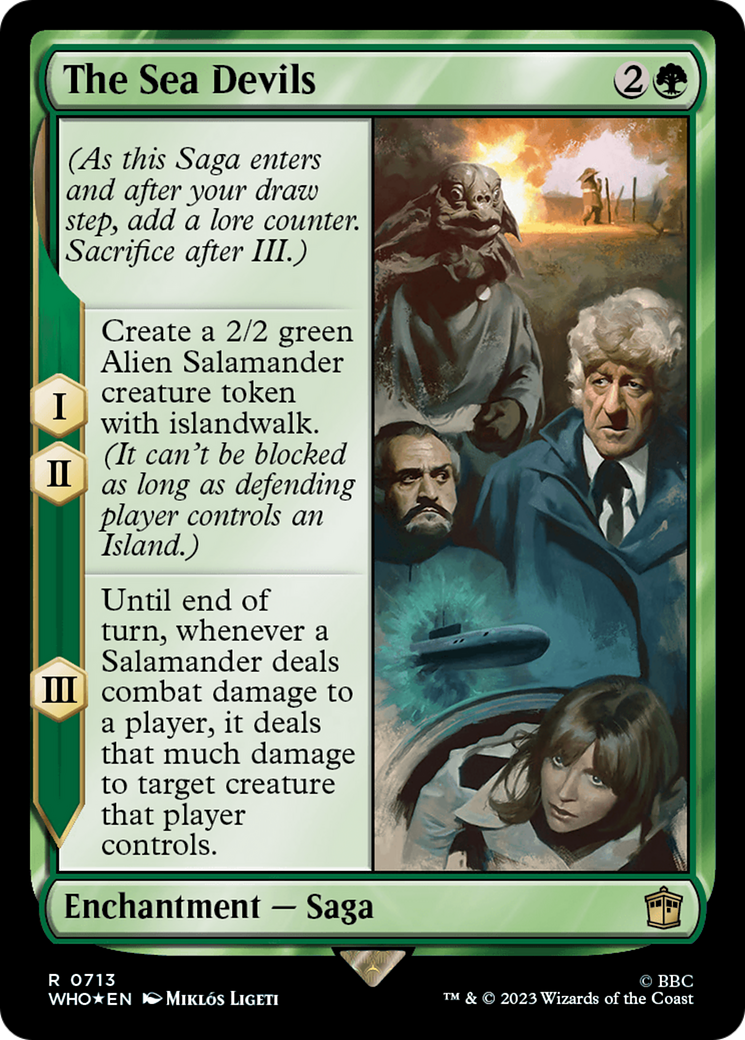 The Sea Devils (Surge Foil) [Doctor Who] | Anubis Games and Hobby