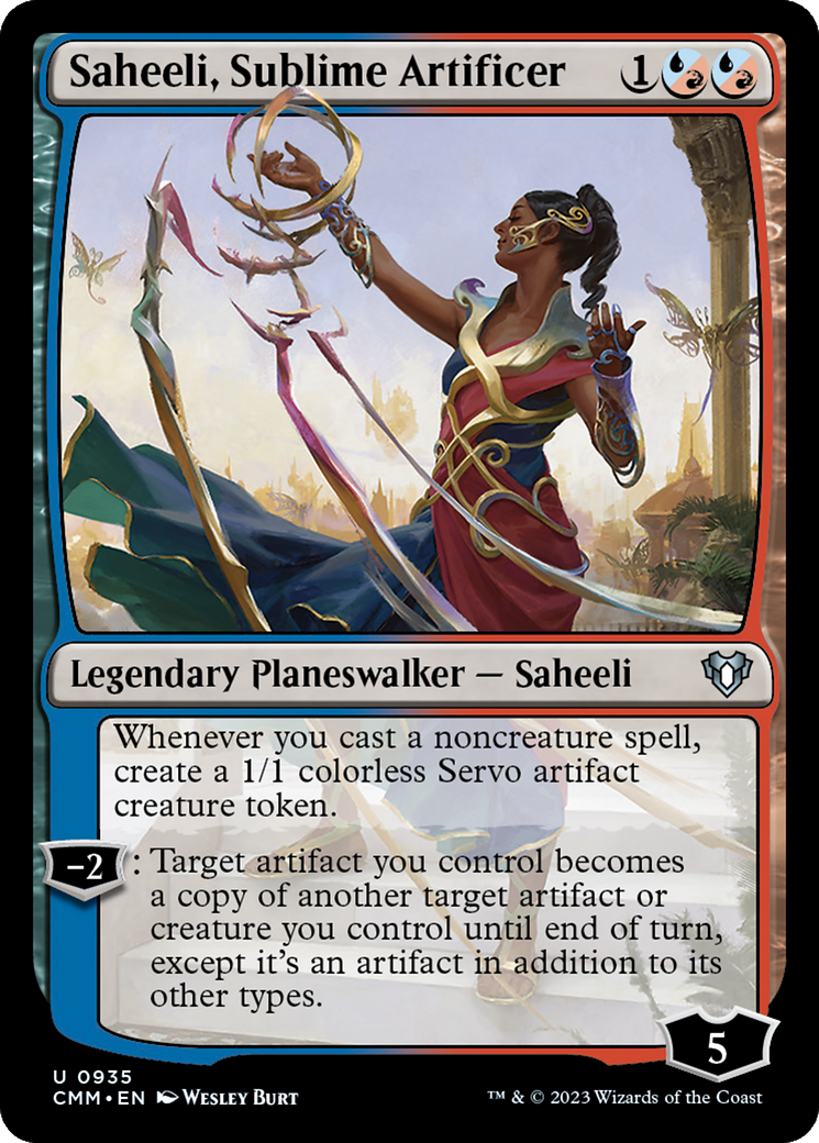 Saheeli, Sublime Artificer [Commander Masters] | Anubis Games and Hobby