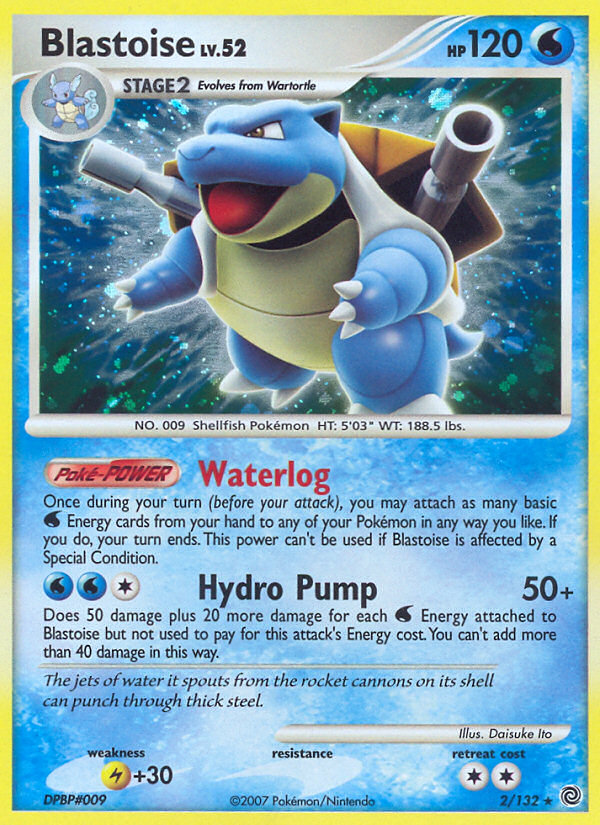 Blastoise (2/132) [Diamond & Pearl: Secret Wonders] | Anubis Games and Hobby